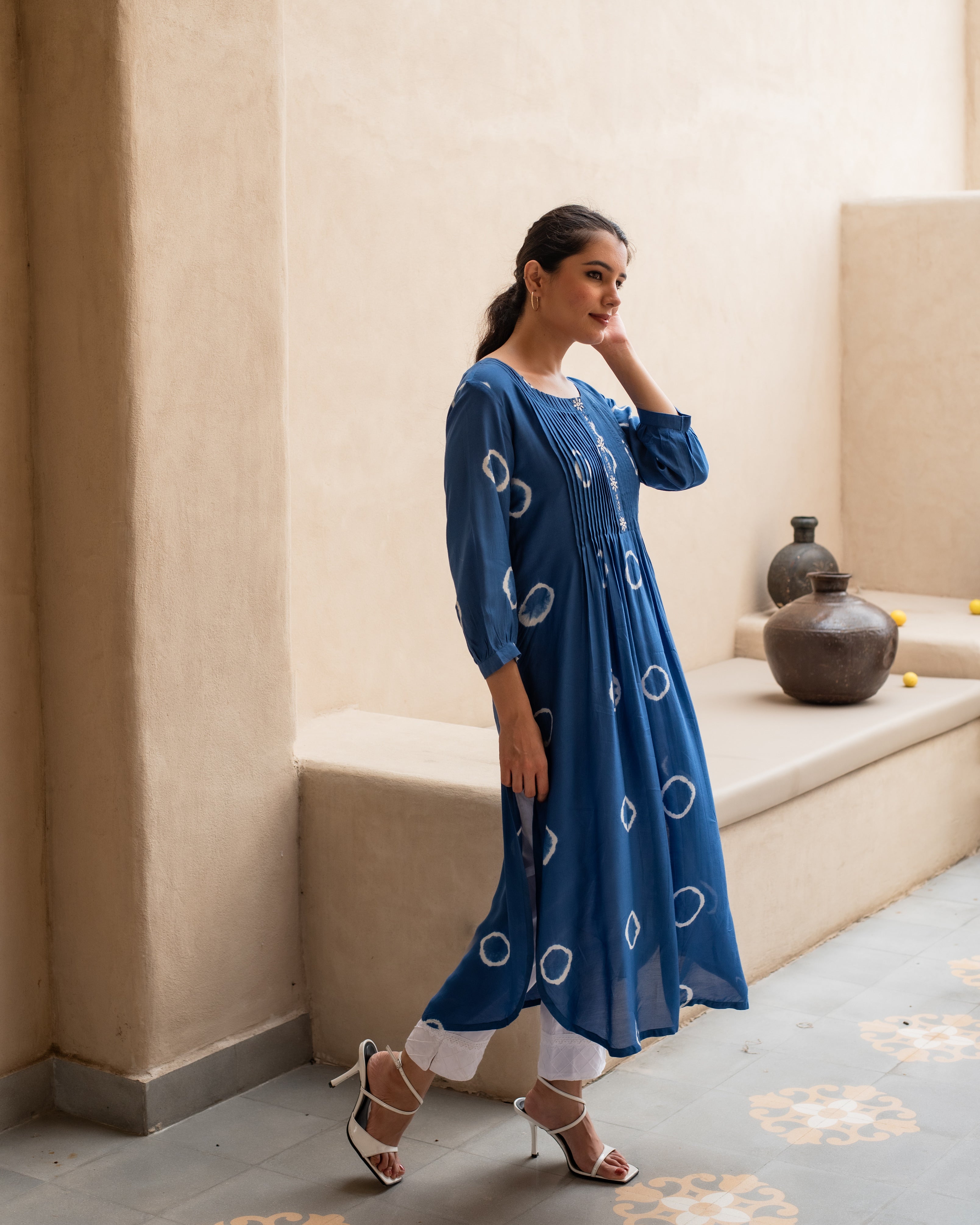 bandhani design dress Simple Bandhani Dress Neck Designs Neck Designs For Bandhani Suits