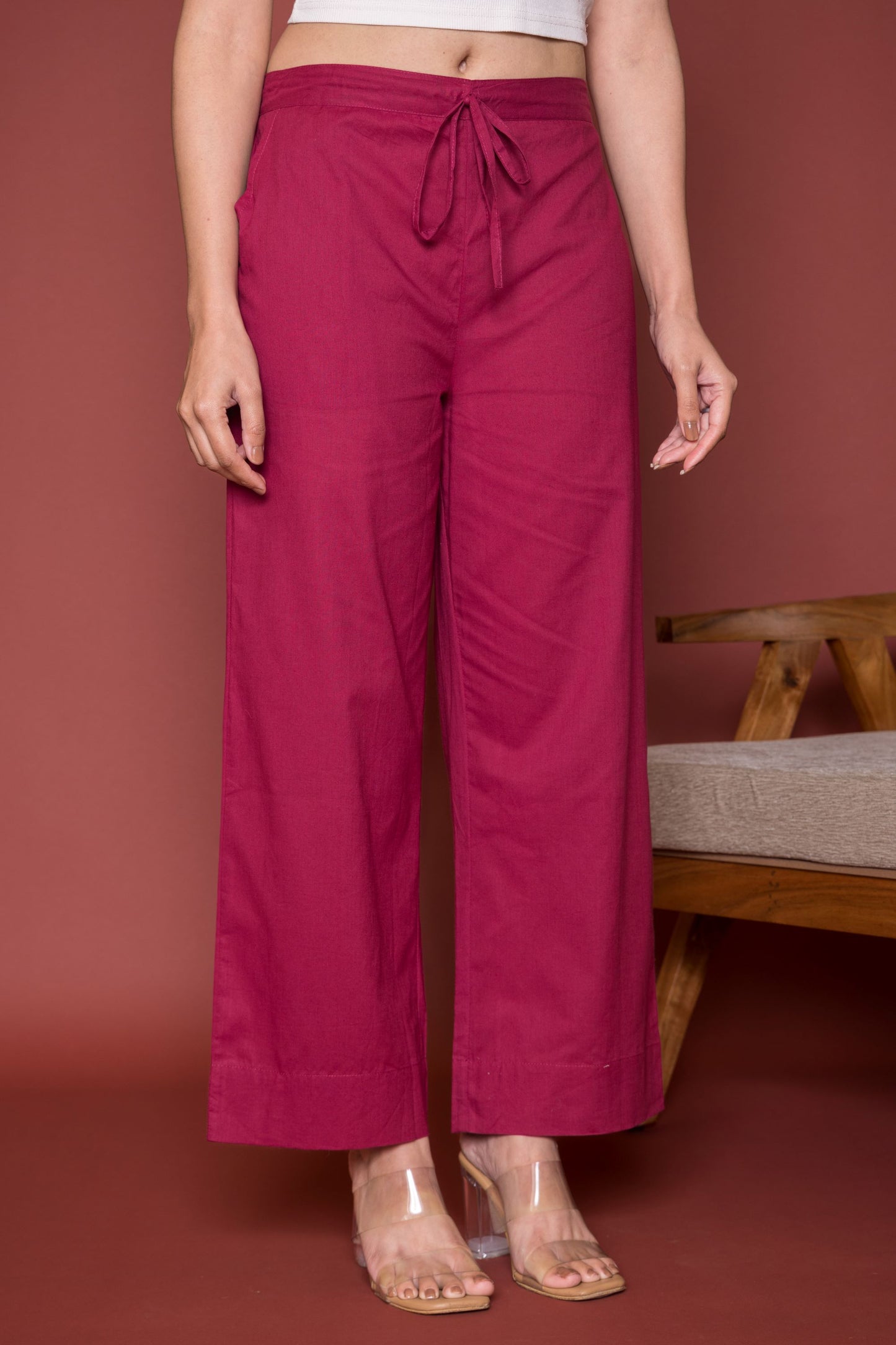 Falsa Cotton Palazzo For Women's
