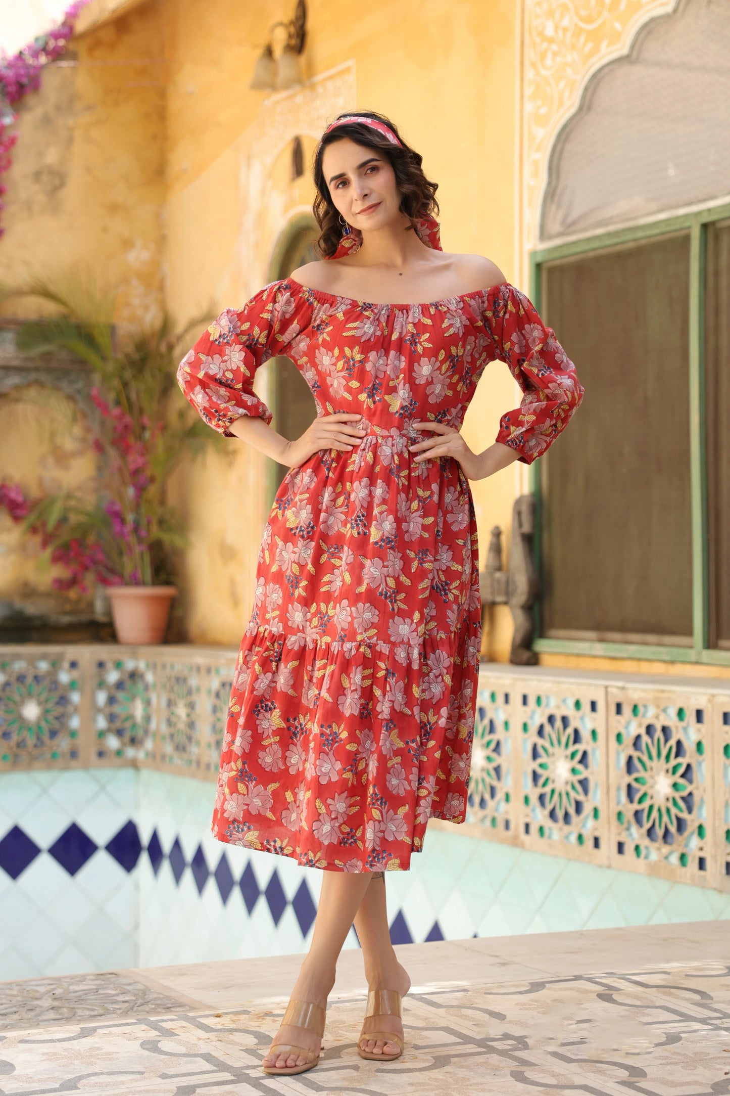 Ava Off Shoulder Dress DRESS Vari