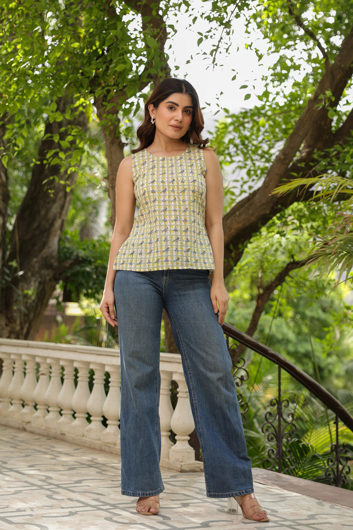 Demi Cotton Short Top Vari