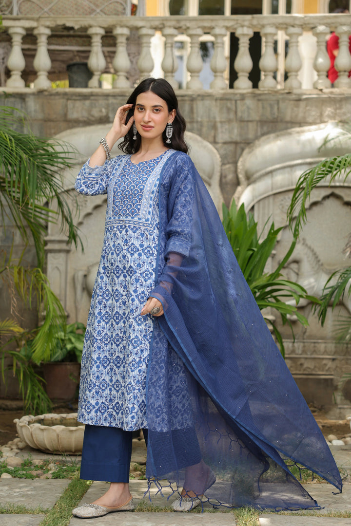 Madhavi Handblock Kurta KURTA Vari