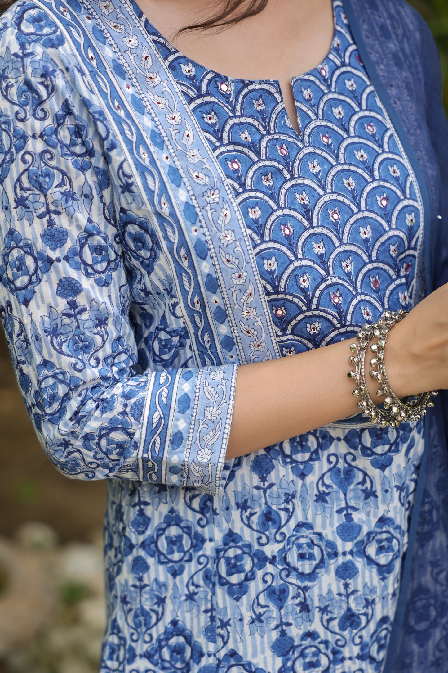 Madhavi Handblock Kurta KURTA Vari