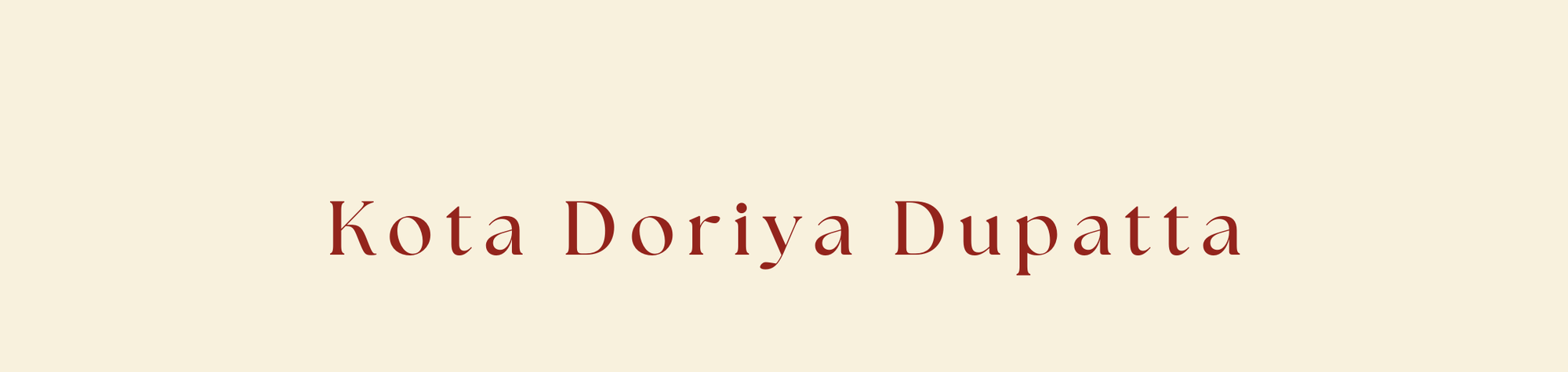 Kota Doriya Dupatta