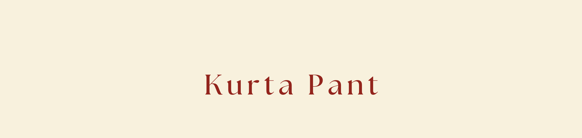 Kurta Pant