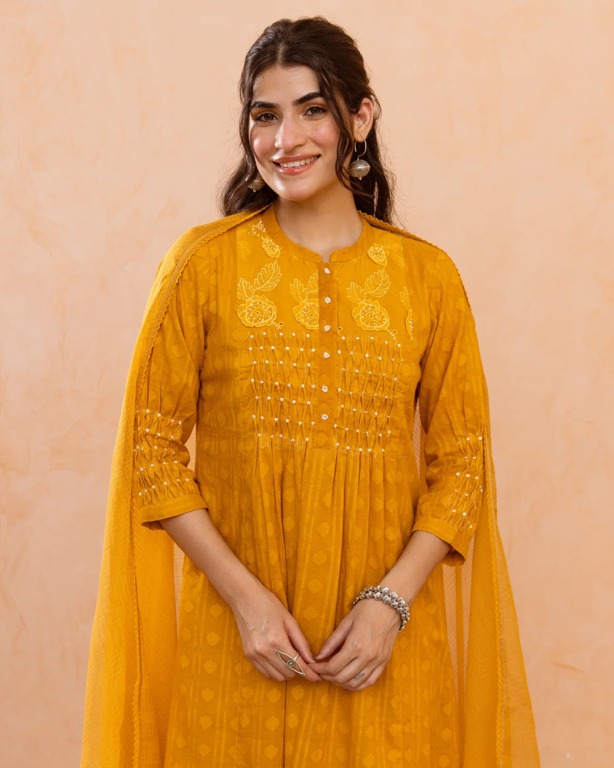 Mustard Yellow Complete Suit Set