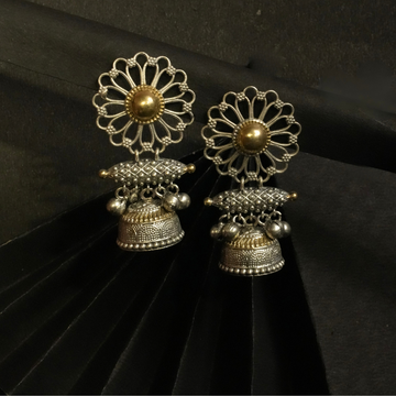 Floral Jhumka Earrings