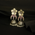 Moon Bloom Jhumka Earrings