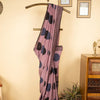 Onion Pink Chanderi Block Printed Saree