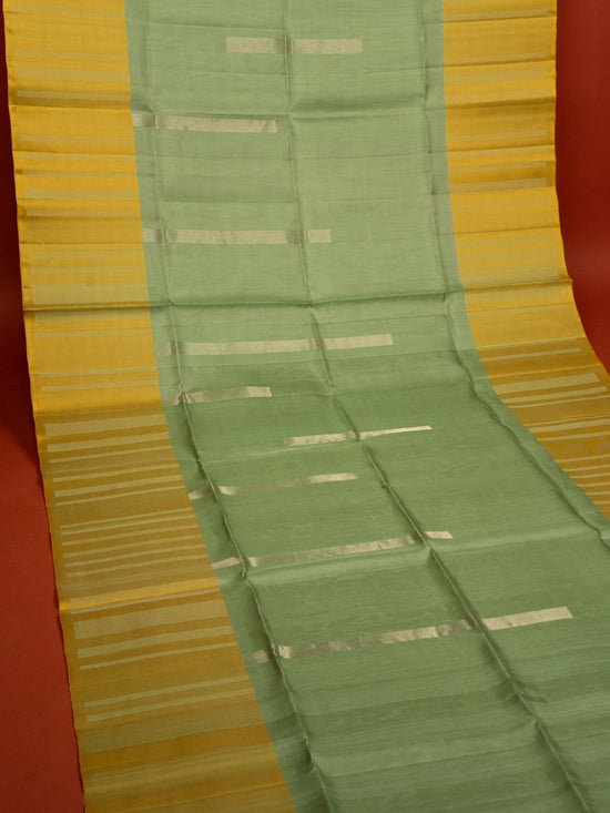 Mehndi Green Colour Pure Silk Zari Work Saree