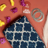 Indigo Color Cotton Block Printed Saree