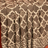 Gray Cotton Block Printed Saree