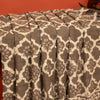 Gray Cotton Block Printed Saree