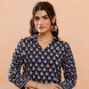 Indigo Kurta(Pant Not Included)
