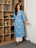 White Cotton Palazzo For Women's
