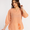 Orange Short Top