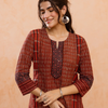 Rich Rust Red Kurta(Pant Not Included)