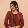 Rich Rust Red Kurta(Pant Not Included)
