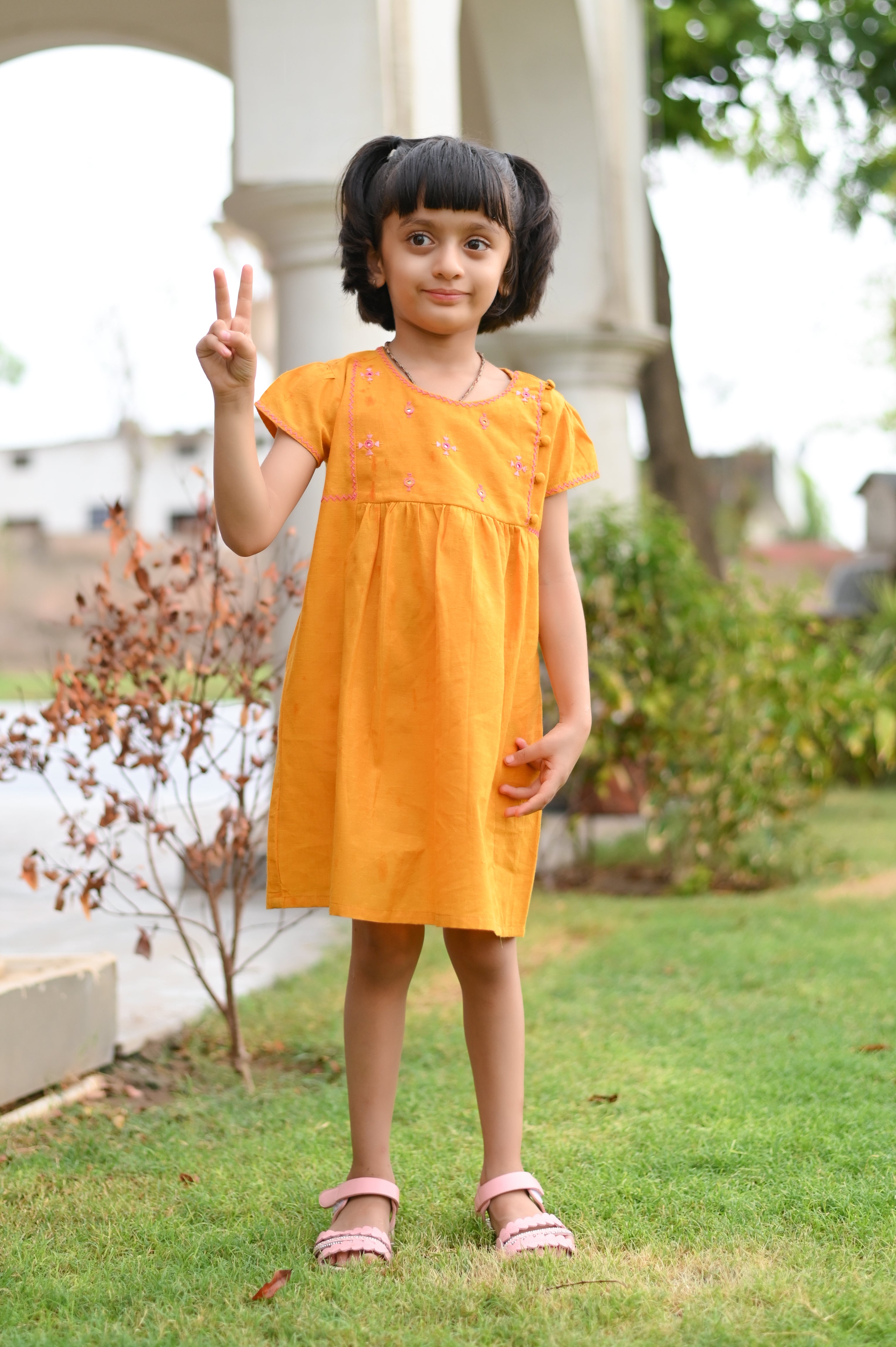 Kids long frocks online online