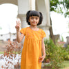 Mustard Yellow Frock- Kids Frocks online