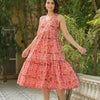 Dora Tiered Handblock Dress
