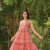 Dora Tiered Handblock Dress