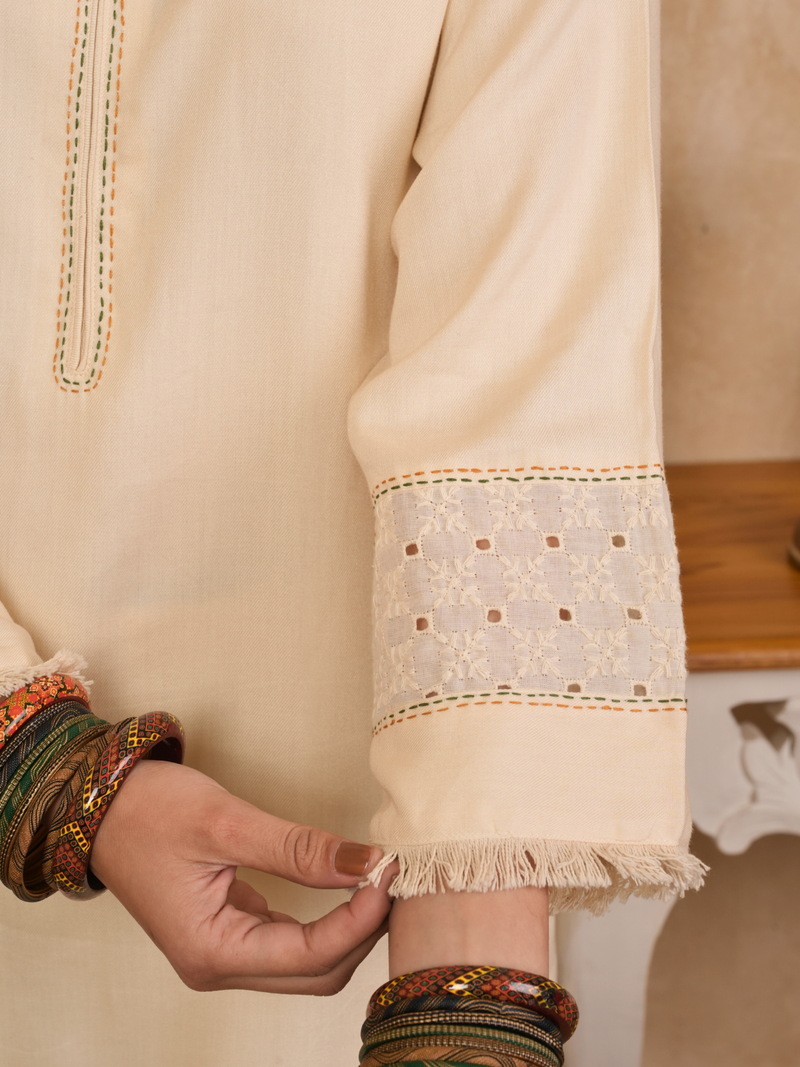Warm Cream Kurta Salwar