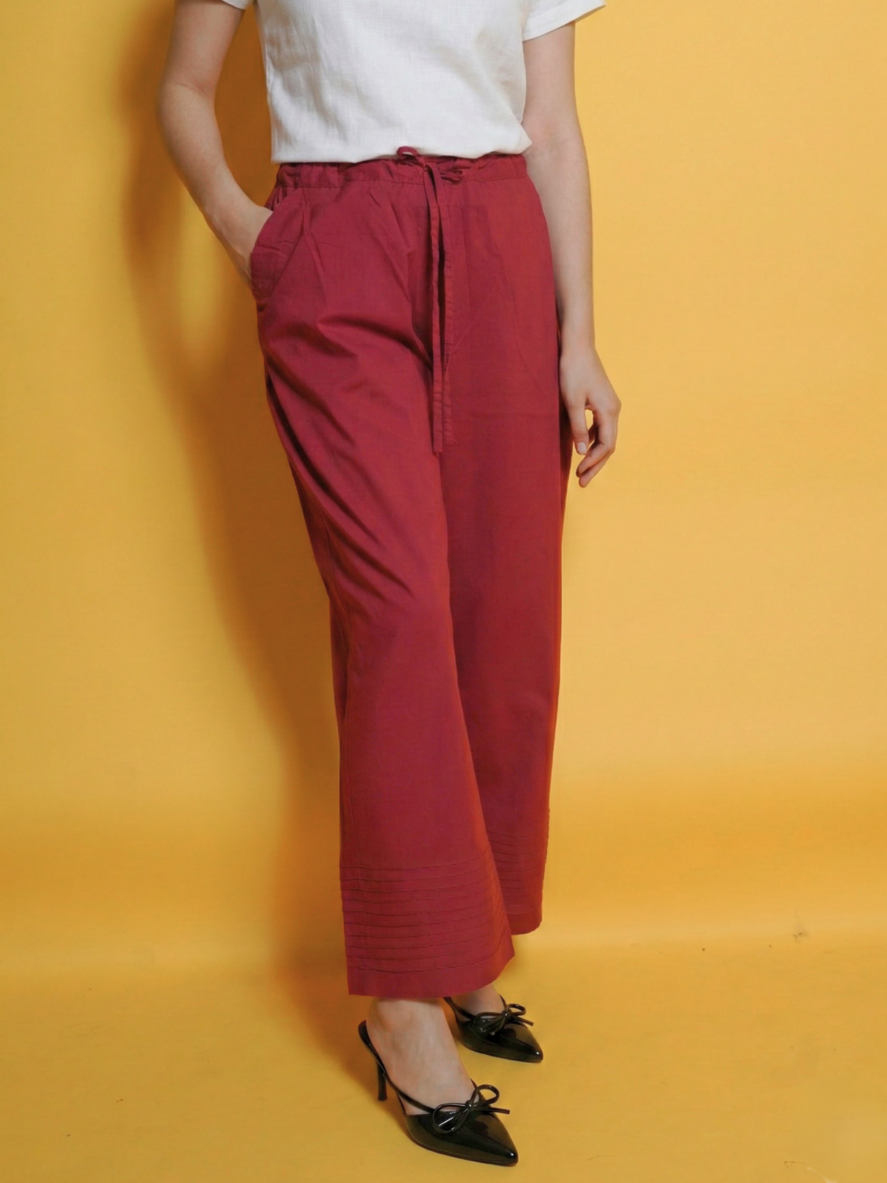 Maroon Palazzo