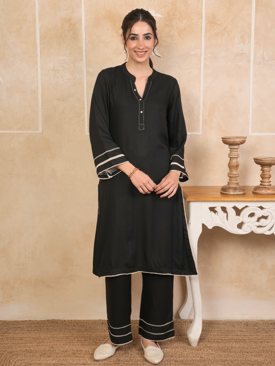 Black Kurta Pant