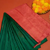 Green Color Pure Silk Zari Work Saree