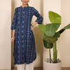 Indigo Cotton Kurta