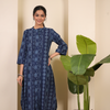 Indigo Cotton Kurta