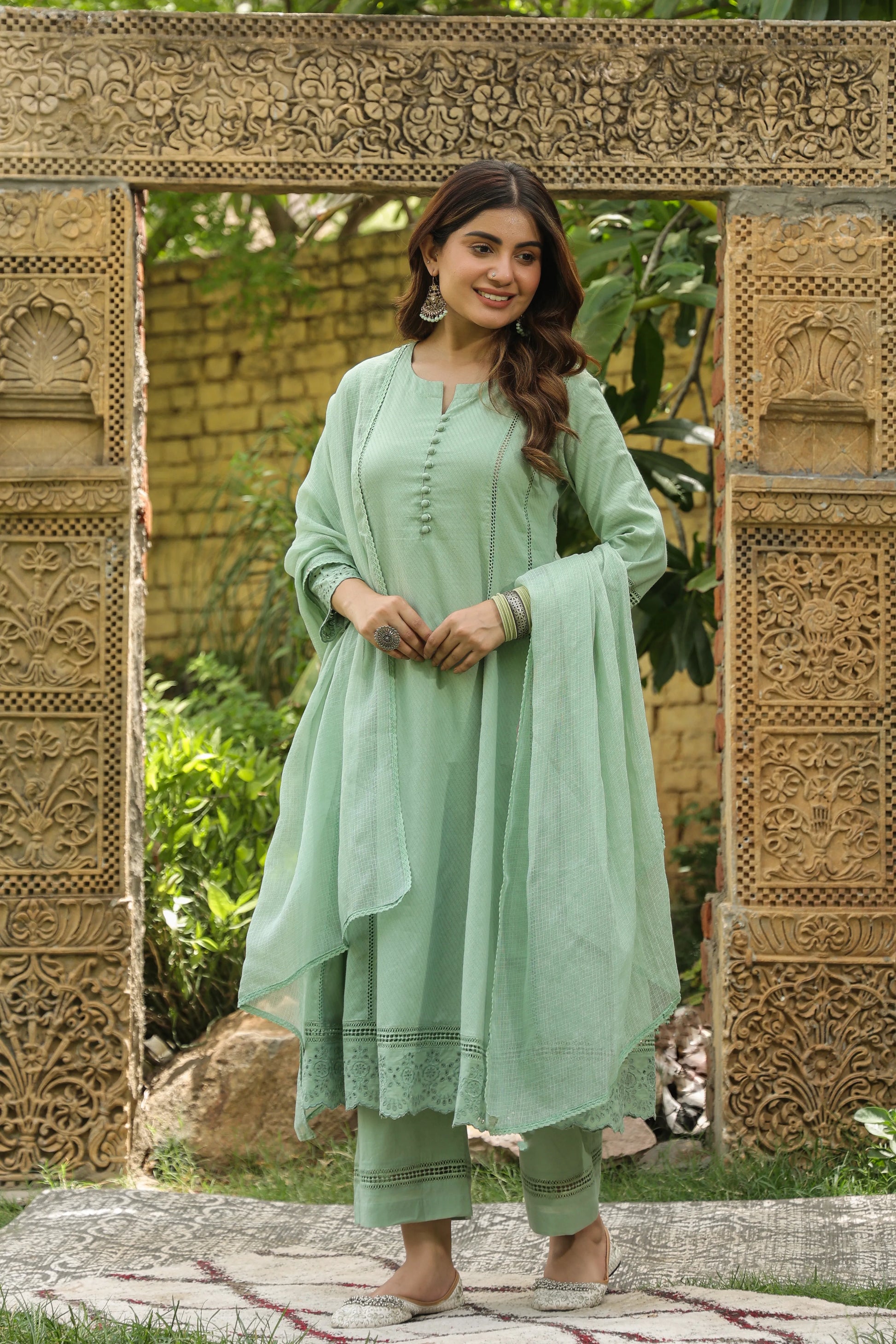 Anika Kurta Pant With Dupatta