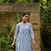 Sashi Handblock Aline Kurta-Women's Kurtas