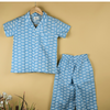 Blue Cotton Lounge Wear