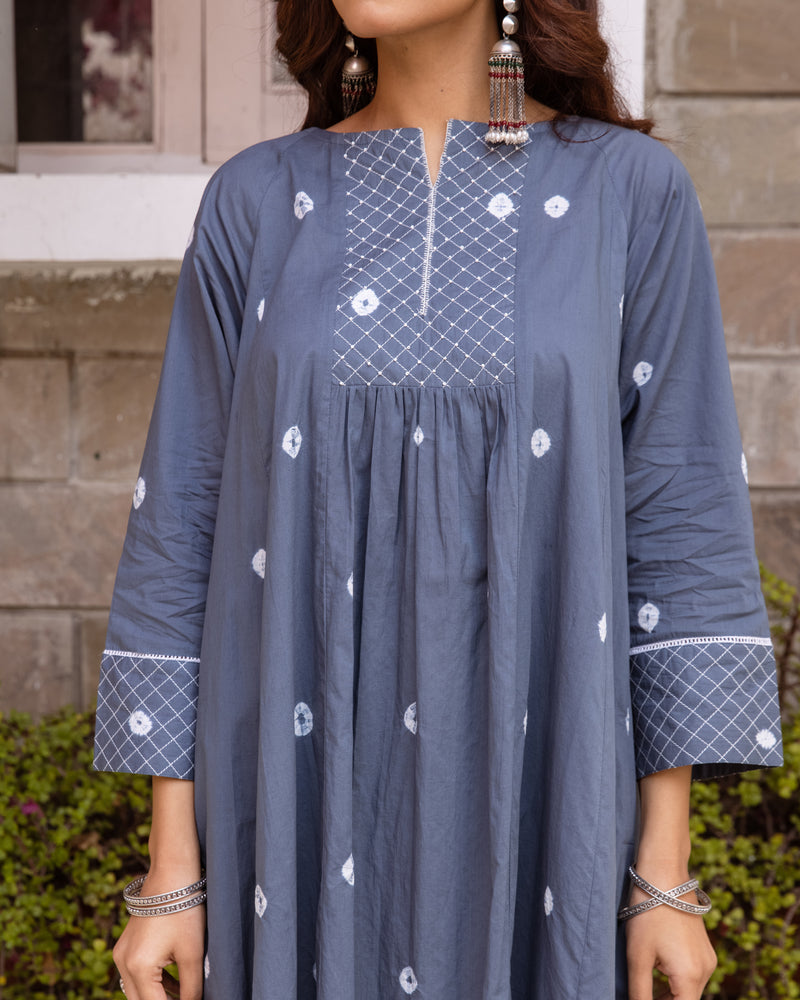 Slate Blue Kurta