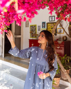 Slate Blue Kurta