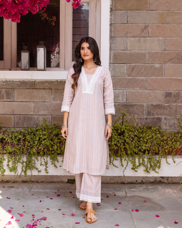Blush Pink Kurta Pant