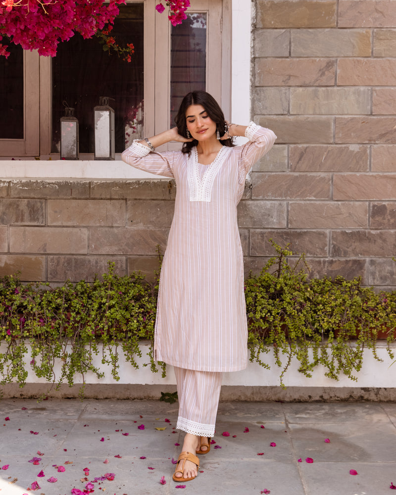 Blush Pink Kurta Pant