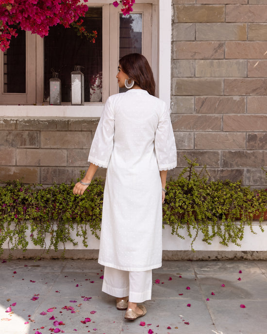 Ivory White Kurta