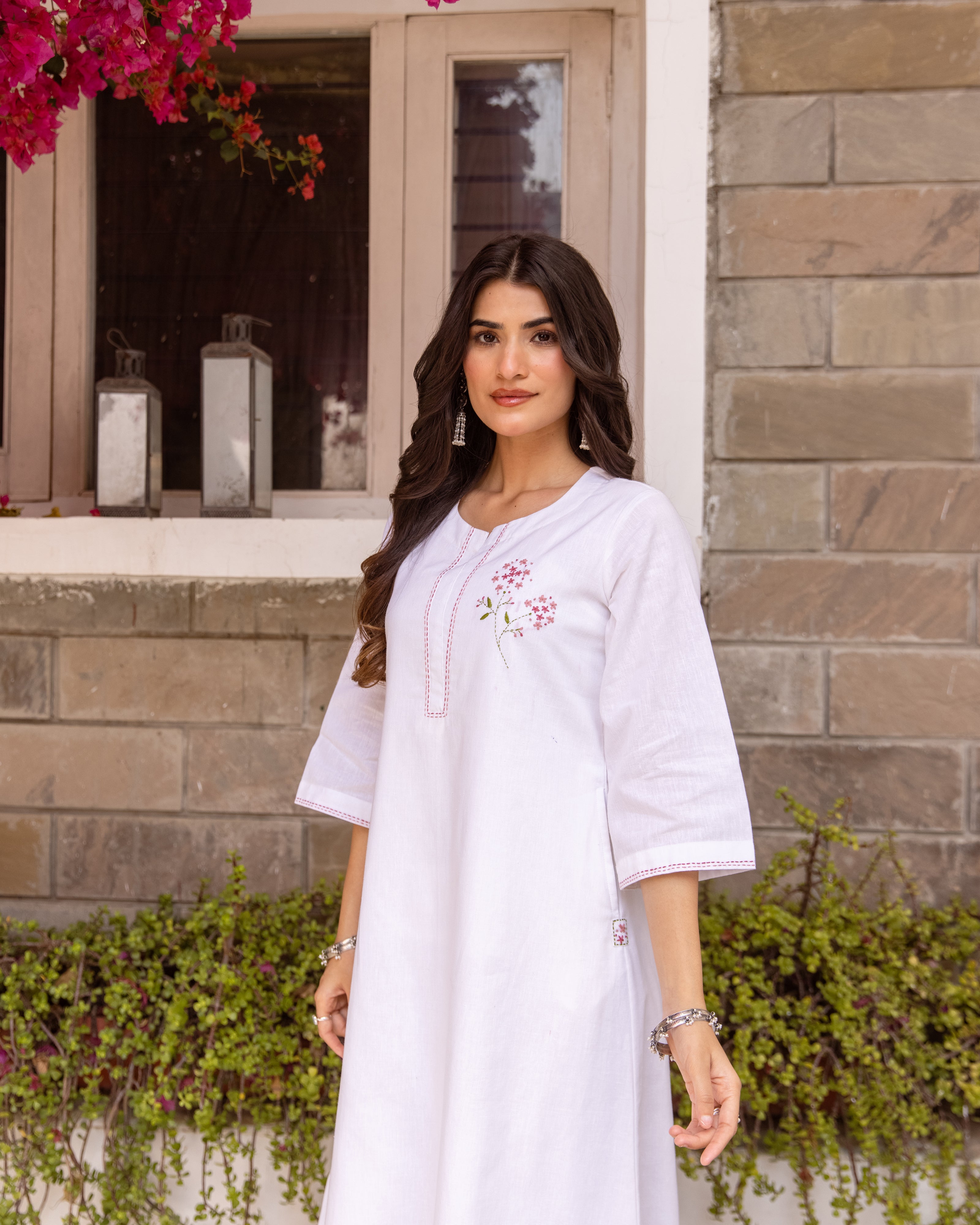 White Kurta (Pant Not Included)