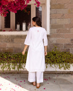 White Kurta (Pant Not Included)