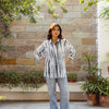 Black & Off-White Shirt For Women