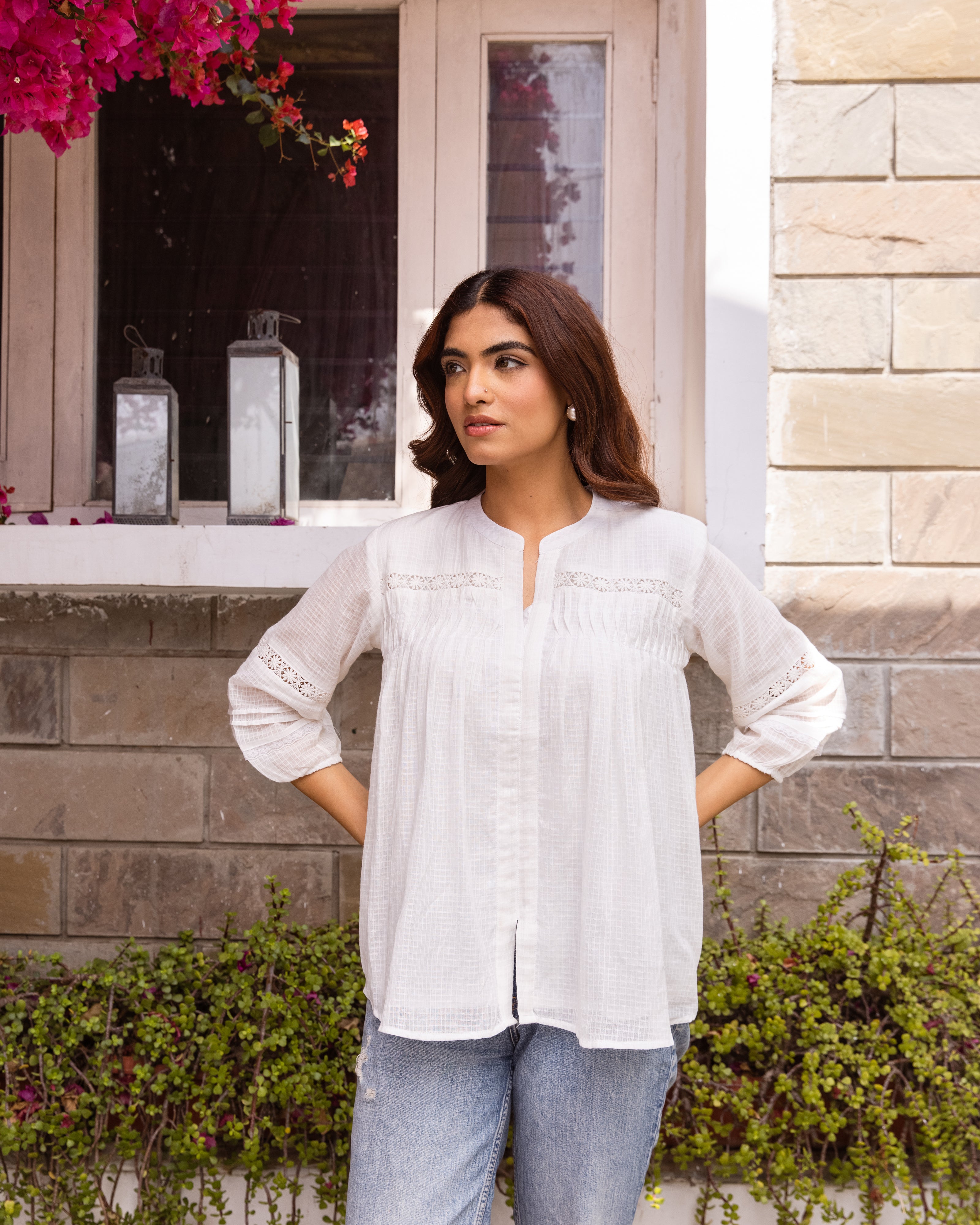 White Short Top