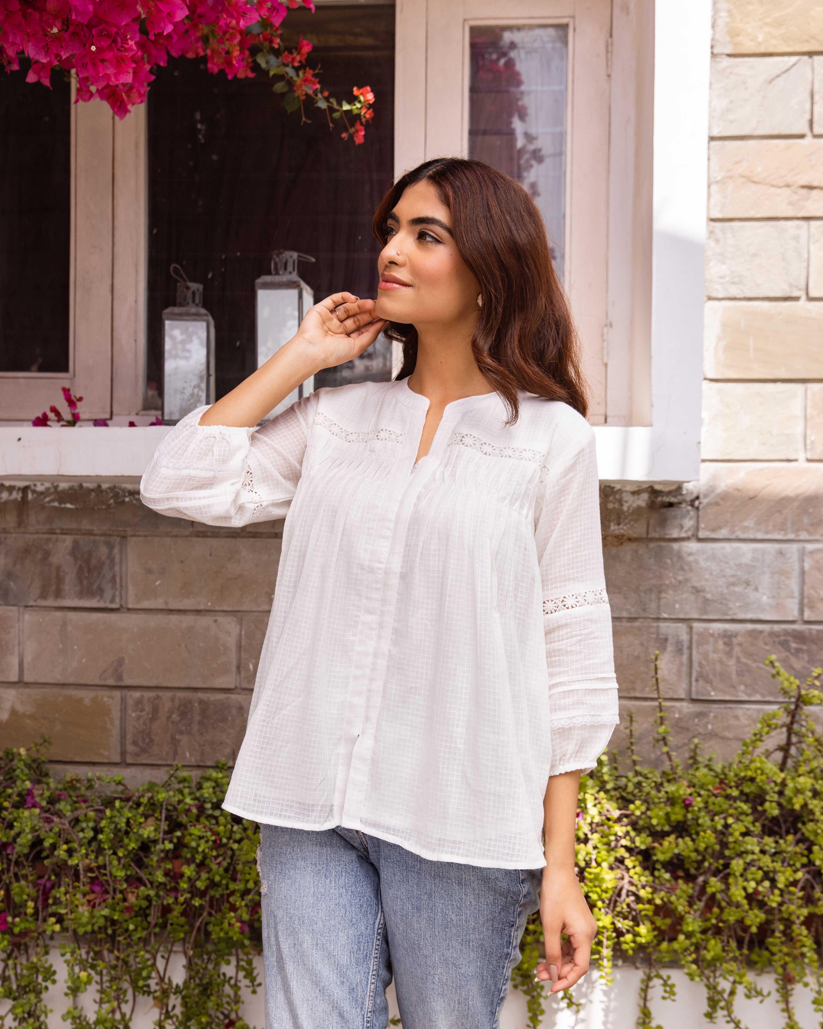White Short Top