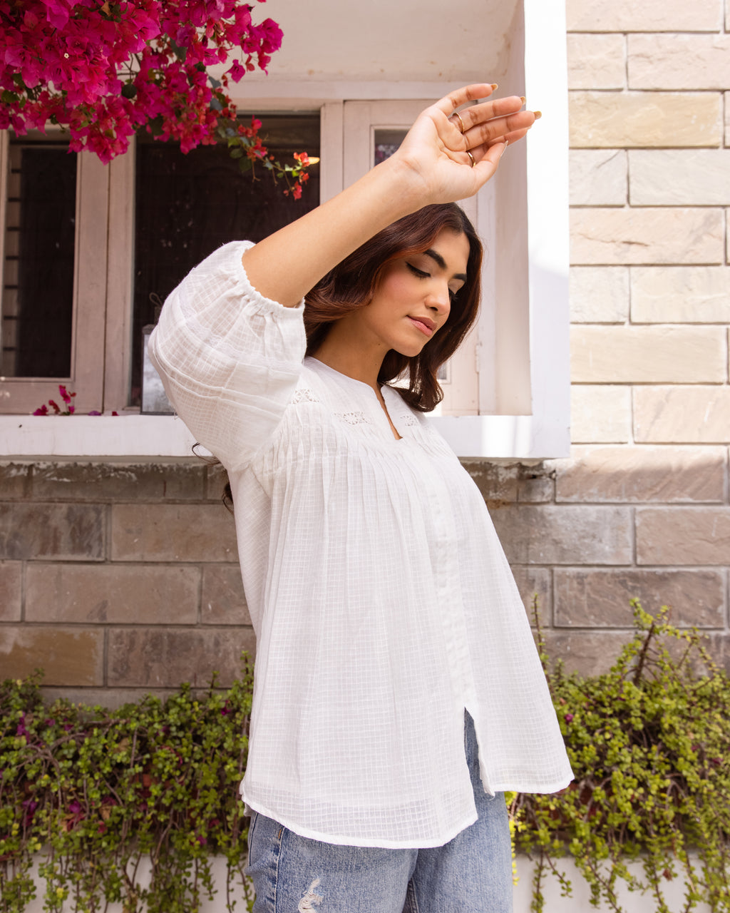 White Short Top