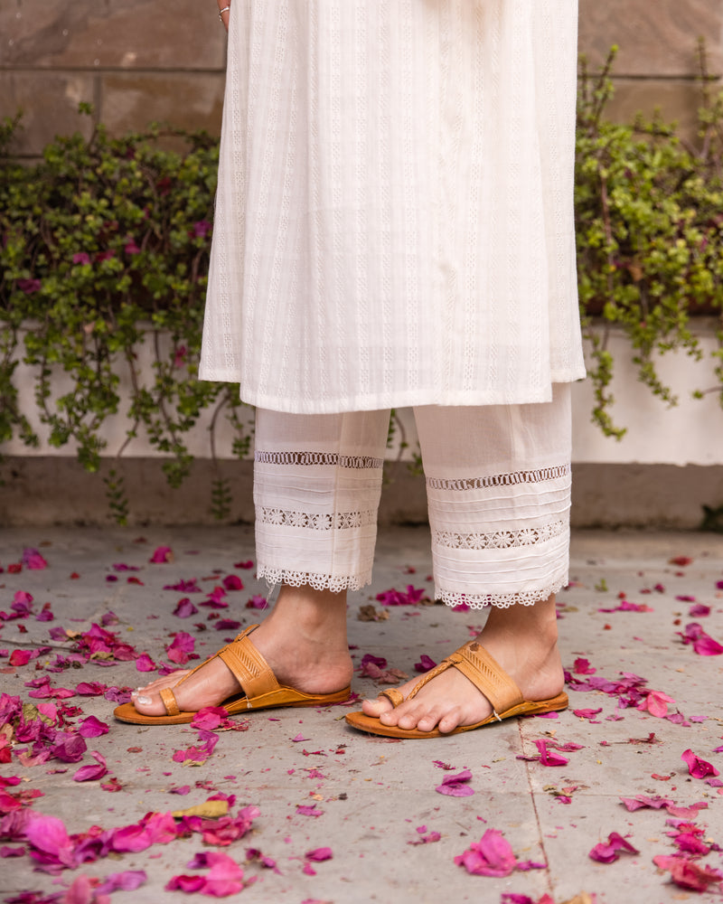 White Complete Suit Set