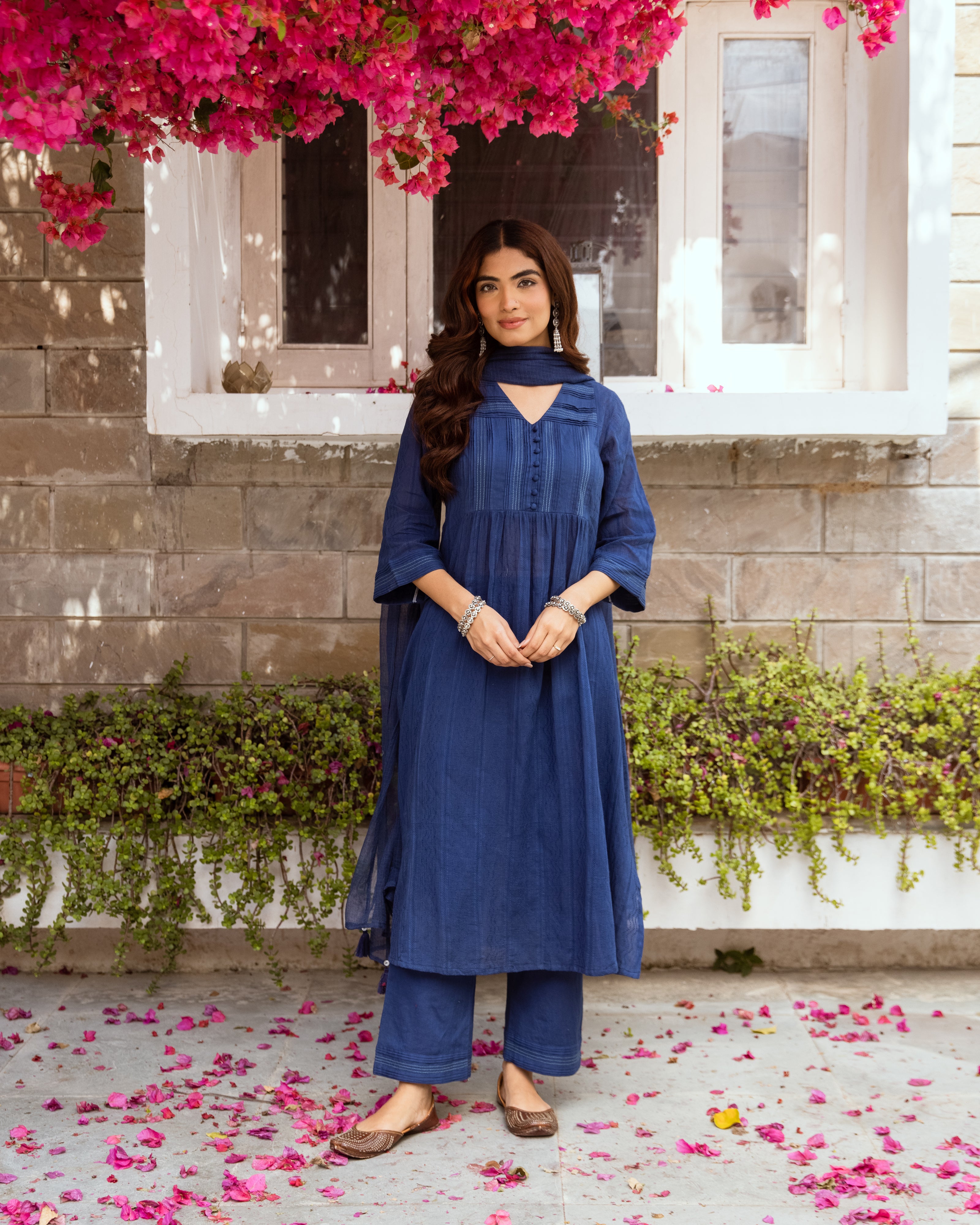 Navy Blue Complete Suit Set