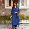 Navy Blue Complete Suit Set