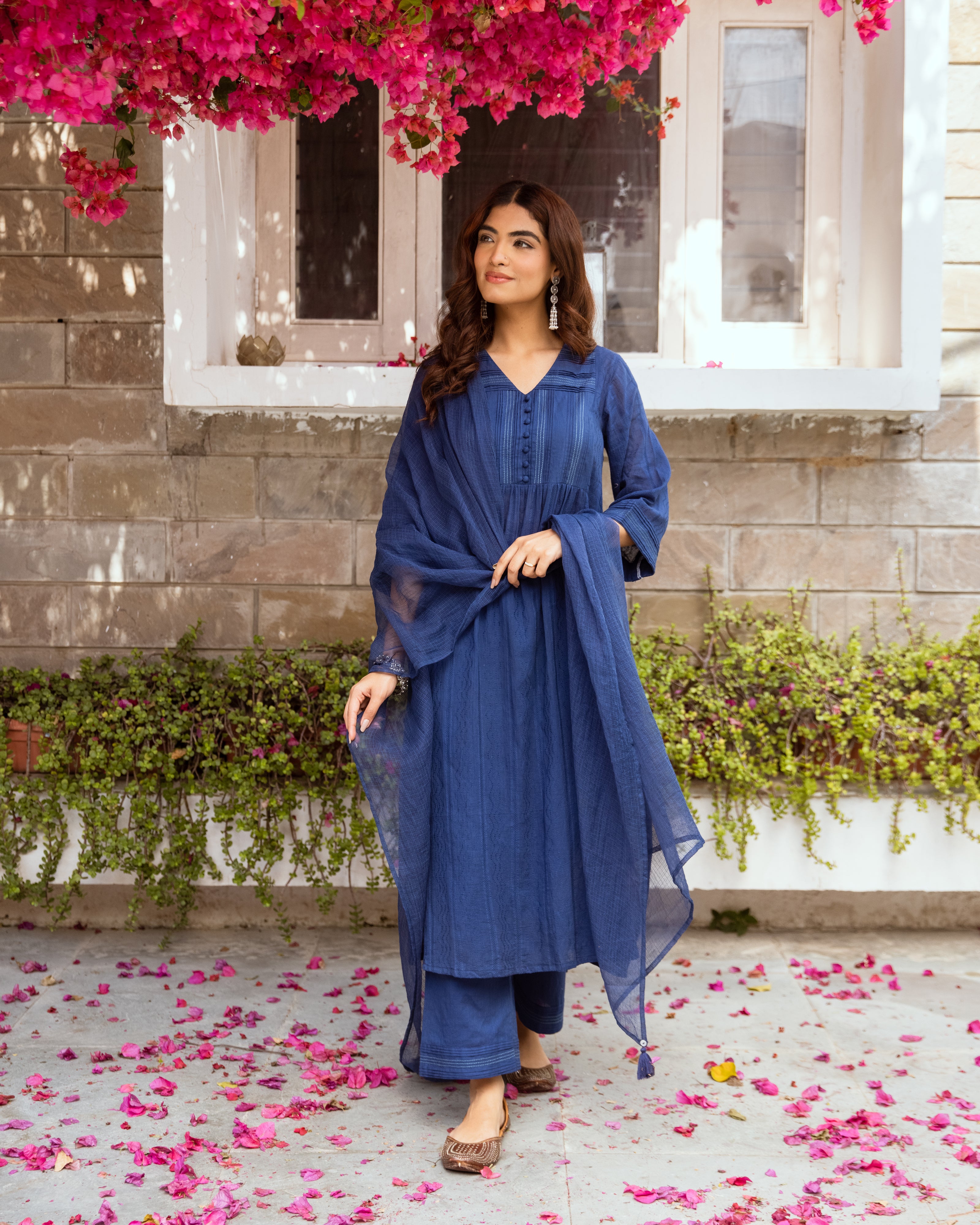 Navy Blue Complete Suit Set