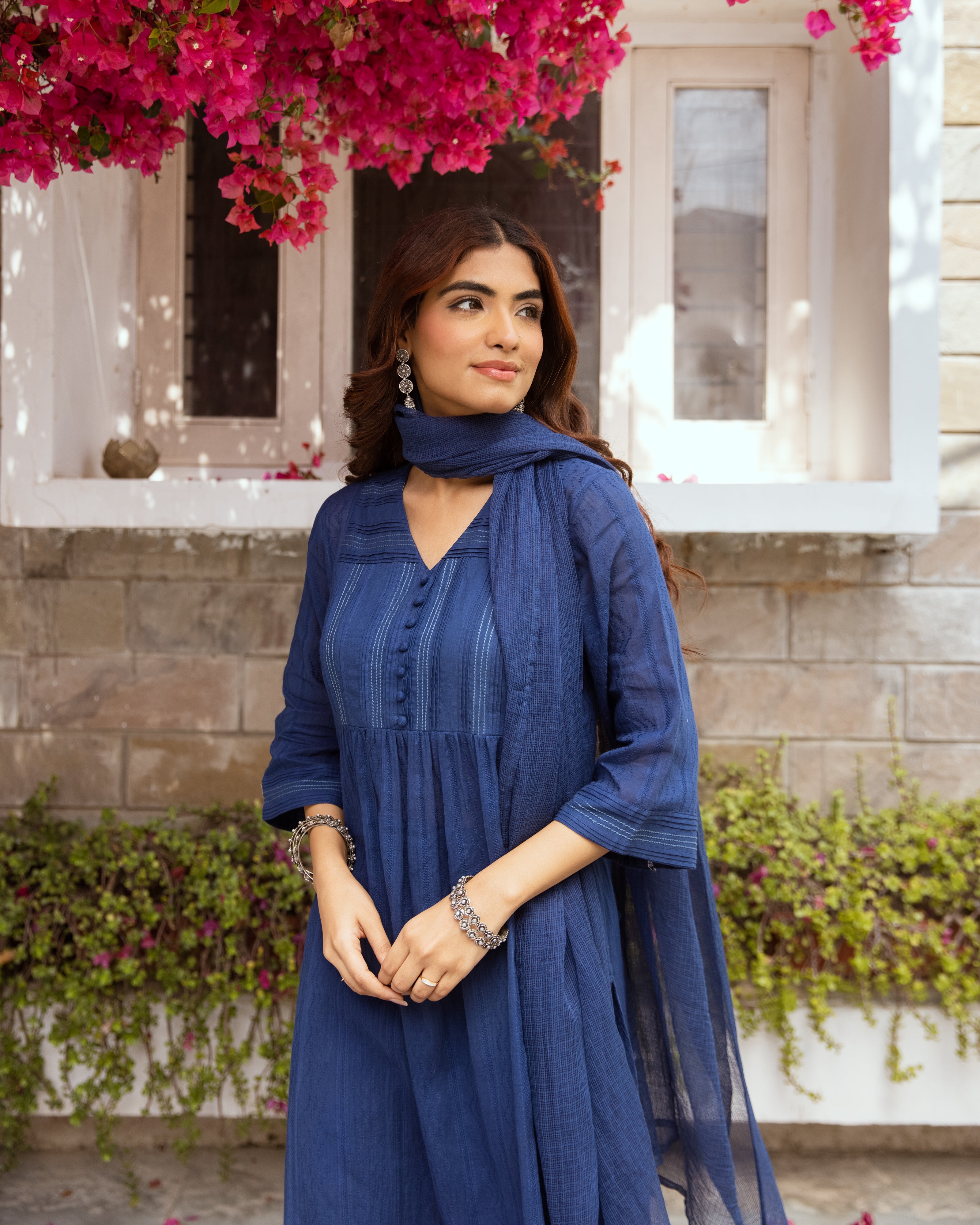 Navy Blue Complete Suit Set